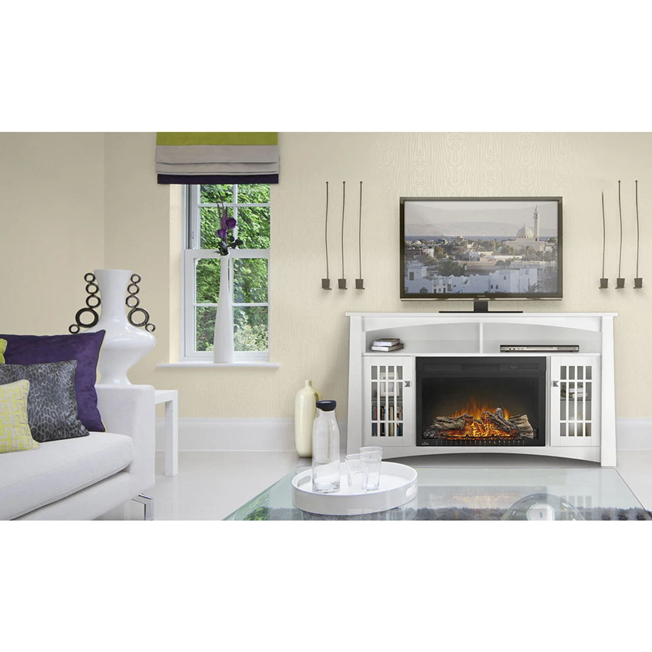 Napoleon Adele Electric Fireplace 27" Mantel Package - NEFP27-0815W 2 Napoleon Adele Electric Fireplace 27" Mantel Package - NEFP27-0815W - Image 2
