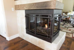 Santa Monica Rectangular U-Shape Fireplace Door - Wrought Iron -Fireplace Shop 19 santa monica fireplace door u shape 2 88442.1582242570