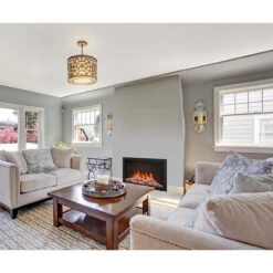 Traditional Bespoke Electric Fireplace Insert - Amantii