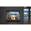High Definition 81 See Through Gas Fireplace With Mineral Rock Set Burner Assembly - Napoleon