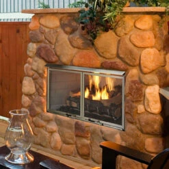 Villa 36" Outdoor Vent Free Gas Fireplace | Majestic