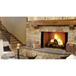 Biltmore 50" Radiant Wood Burning Fireplace W/Herringbone Brick Pattern | Majestic -Fireplace Shop 2 22848.1661534009