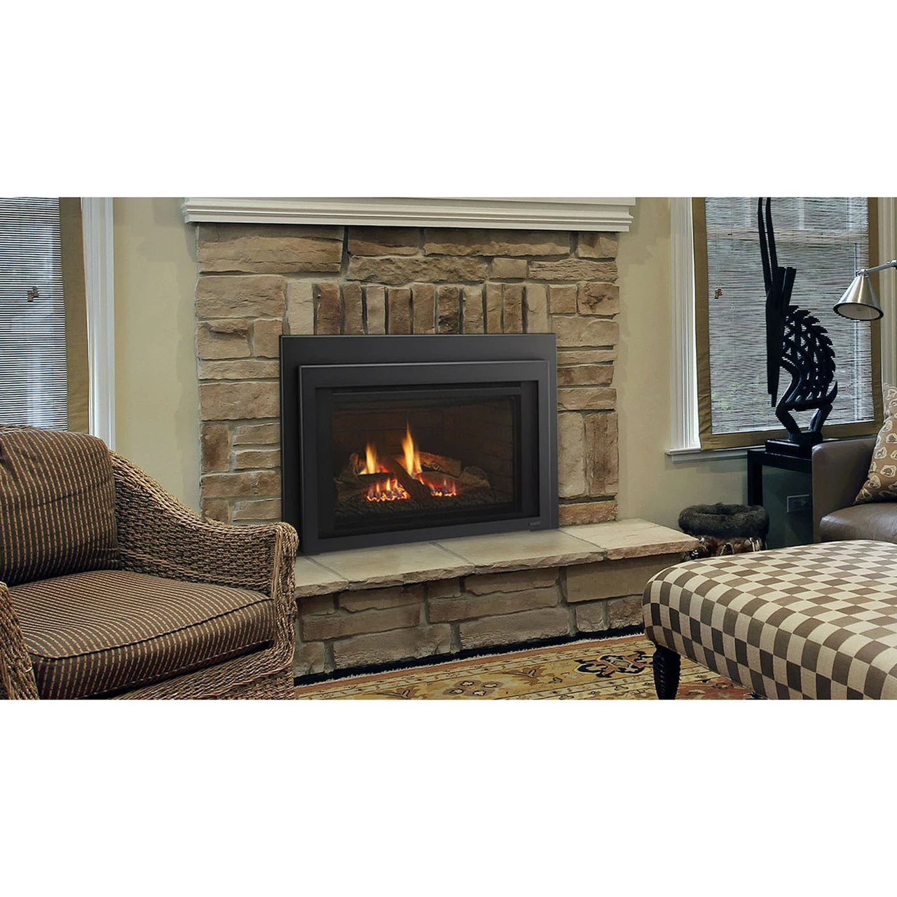 Jasper Medium 30" Direct Vent Fireplace Insert | Majestic 3 Jasper Medium 30" Direct Vent Fireplace Insert | Majestic - Image 3
