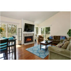 44" Traditional Series Electric Fireplace - Amantii -Fireplace Shop 44 Traditional with Oak logset web 92455.1576626393