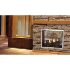 Fortress 36" Indoor/Outdoor See-Through Gas Fireplace | Majestic -Fireplace Shop 4 64554.1663777547