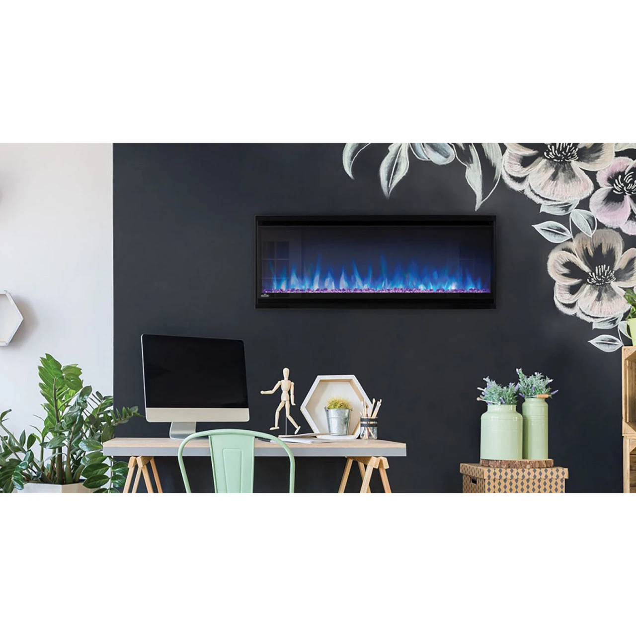 Alluravision Slimline Electric Fireplace - Napoleon 1 Alluravision Slimline Electric Fireplace - Napoleon