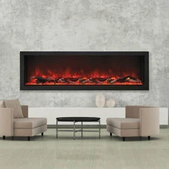 Panorama Deep & Extra Tall Electric Fireplace - Amantii