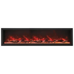 Panorama Deep & Extra Tall Electric Fireplace - Amantii -Fireplace Shop Amantii Deep XT 88 YOO Top LOGS 1200 39581.1653568825