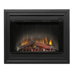 Dimplex 33" Deluxe Built-in Electric Firebox Log Media -Fireplace Shop BF33DXP withBiFold Door 1280 53231.1654878226