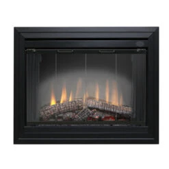 Dimplex 39" Standard Built In Electric Firebox -Fireplace Shop BF39STP Front wBiFold Door 1280 14342.1613769340