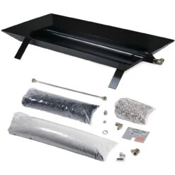 Rasmussen 30" "CS" Wide Custom Pan Burner With Strap Legs And Manual Safety Pilot Control