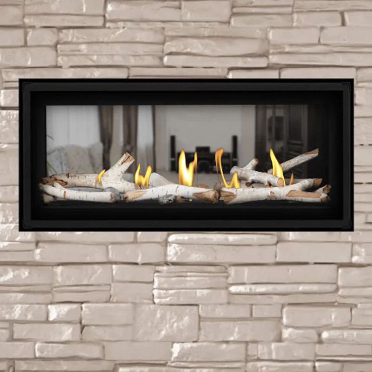 Luxuria 38 See Through Linear Gas Fireplace - Napoleon 4 Luxuria 38 See Through Linear Gas Fireplace - Napoleon - Image 4
