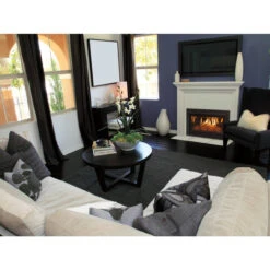 Chaska 29" Glass Version Gas Fireplace Insert - Kozy Heat