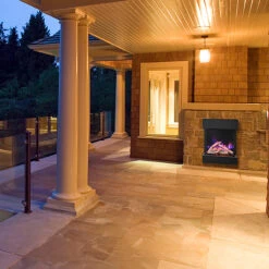 The Cube Smart Electric Fireplace - Amantii -Fireplace Shop Cube WM Birch BYO Outdoor 16656.1652959208