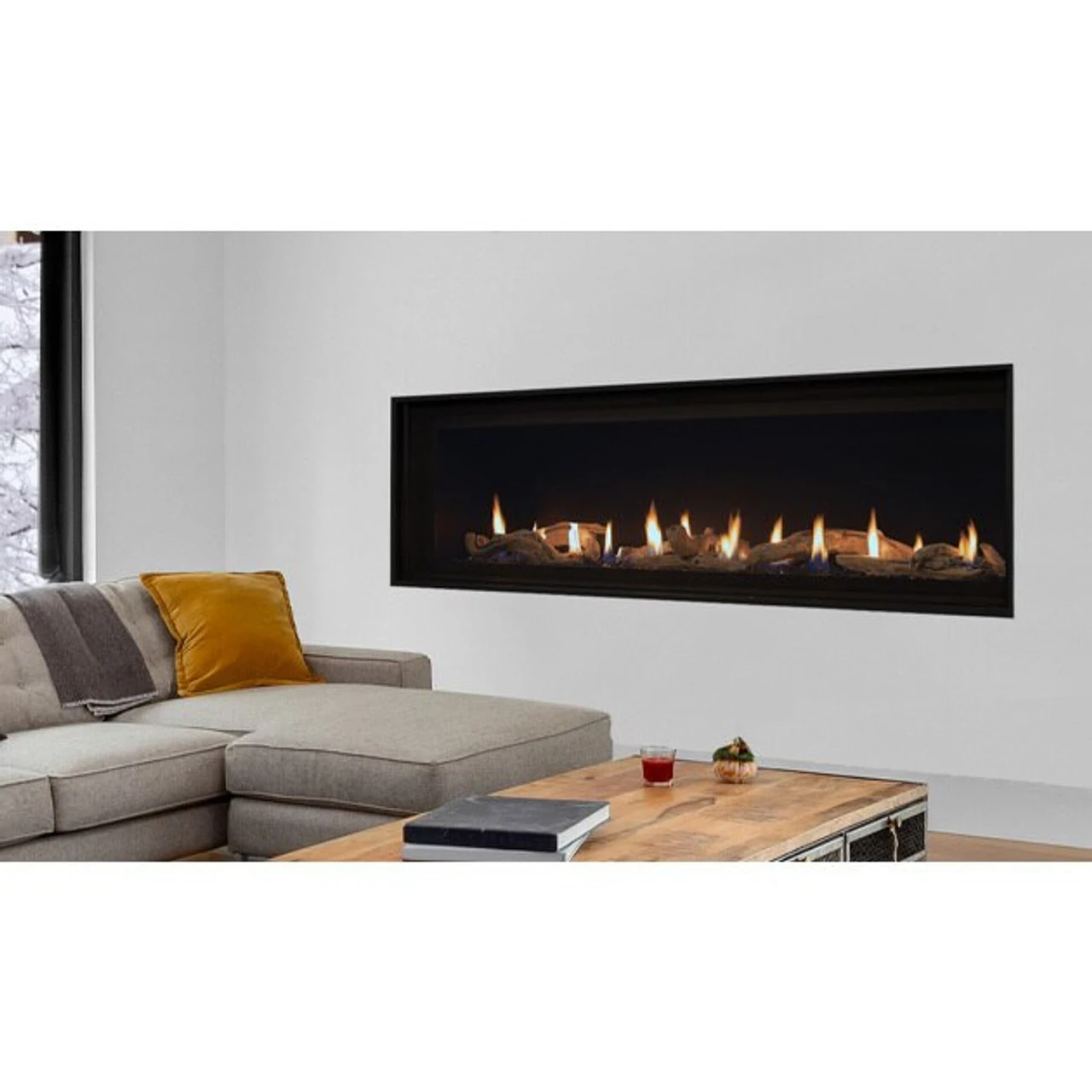DRL4000 Linear Direct Vent Gas Fireplace | Superior Fireplaces 1 DRL4000 Linear Direct Vent Gas Fireplace | Superior Fireplaces