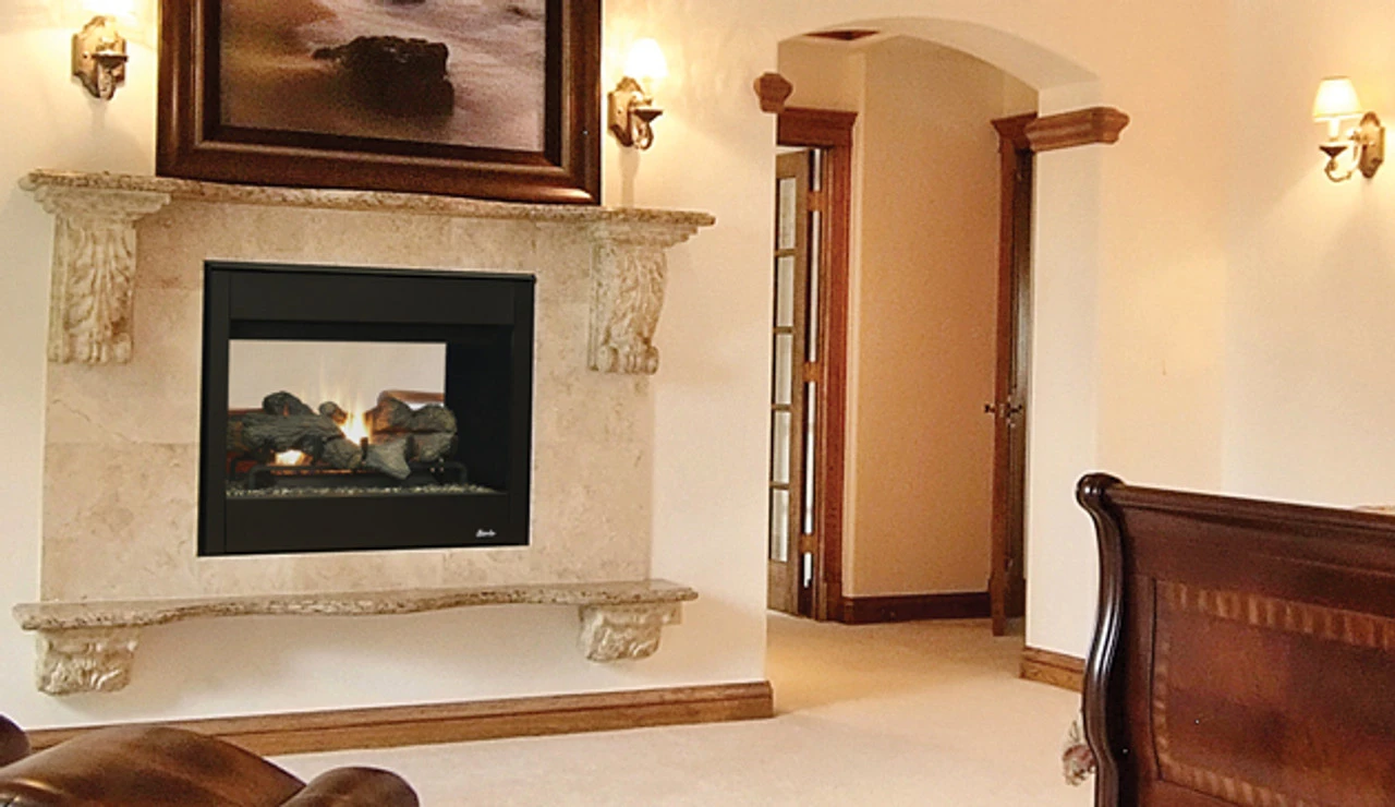 DRT35ST Direct Vent See-Through Gas Fireplace | Superior Fireplaces 1 DRT35ST Direct Vent See-Through Gas Fireplace | Superior Fireplaces