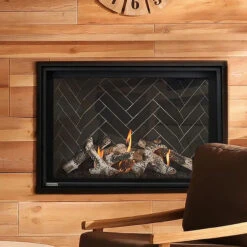 DelRay Square 38 Full Load Fireplace - Montigo