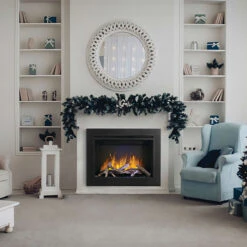 Fireplace Shop -Fireplace Shop Element42 ElectricFireplace BuiltIn Christmas 86564.1659513726