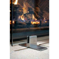 AMS Fireplace - Fireplace Screen Mounting Feet - Set Of 2 -Fireplace Shop Fireplace Screen Foot Stainless Steel 95673.1679351642