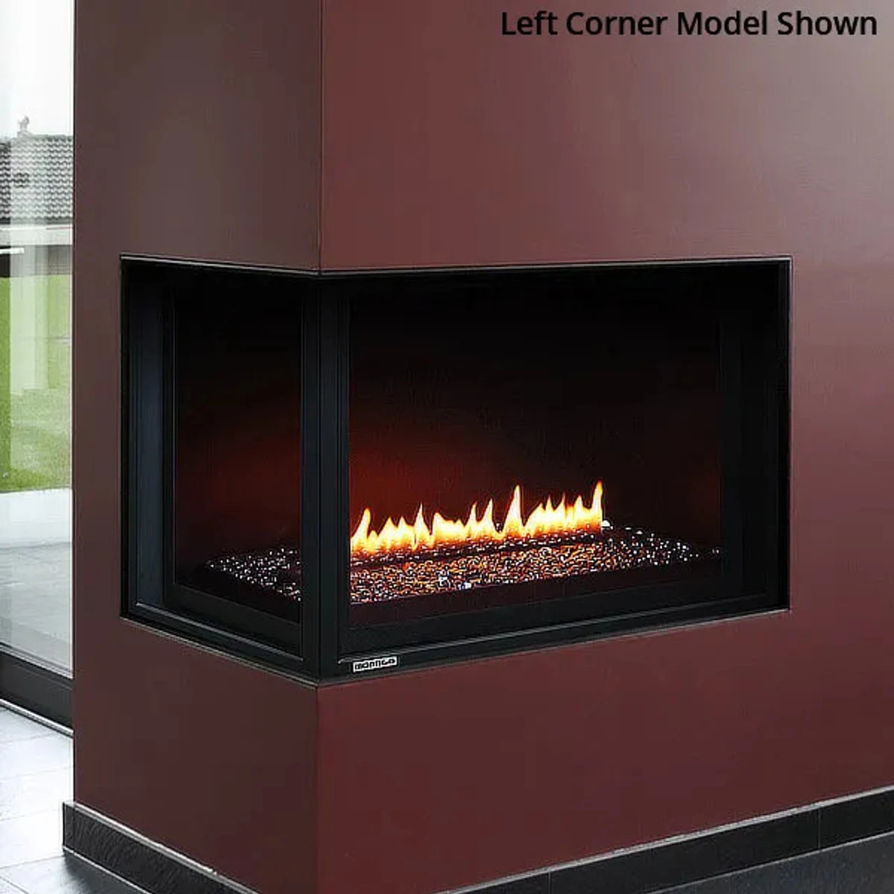 Divine Corner Contemporary Fireplace - Montigo 1 Divine Corner Contemporary Fireplace - Montigo