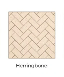 Herringbone Cream Isokern Firebricks SOAP Brick 180 Count - 15262001-180H