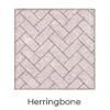 Herringbone Grey Isokern Firebricks Full Brick 370 Count - FIG7600SMI-370H