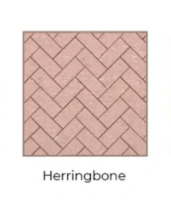 Herringbone Red Isokern Firebricks SOAP Brick 240 Count - 15462002-240H