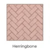 Herringbone Red Isokern Firebricks SPLIT Brick 370 Count - 15422002-370H