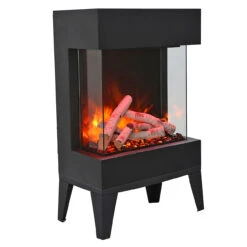 The Cube Smart Electric Fireplace - Amantii -Fireplace Shop IMG 0261 orange 32629.1652959201