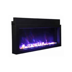 60" Panorama Extra Slim Electric Fireplace BI-60-XTRASLIM - Amantii -Fireplace Shop IMG 0318blueOrange 800 web 00032.1576870882