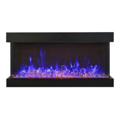 50" Tru-View-XL-XT Electronic Fireplace - Amantii -Fireplace Shop IMG 0371 60 TV XT glass chunks scaled 1200 web 61949.1618347661