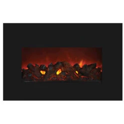 Amantii Electric Fireplace Insert - INSERT-30-4026-BG -Fireplace Shop INS BG 30 yelloworange Log 18416.1562174329