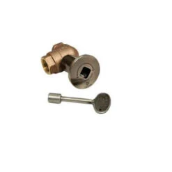 HPC 3/4" High Capacity Pewter Angle Decorative Key Valve Kit