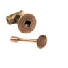 HPC 1/2" Antique Copper Straight Decorative Key Valve Kit