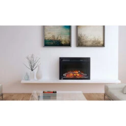 Napoleon Cinema 24 Built-In Electric Fireplace With Logs- NEFB24H-3A