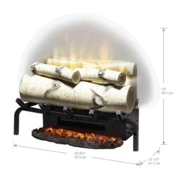Dimplex 20" Revillusion Plug-in Electric Birch Log Set -Fireplace Shop RLG20BR 21843.1676934968