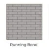 Running Bond Black Isokern Firebricks Full Brick 240 Count - FULL-BK-240R
