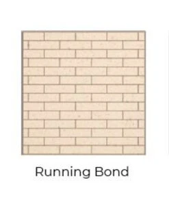 Running Bond Cream Isokern Firebricks SOAP Brick 480 Count - 15262001-480R