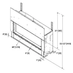 Echelon II 60" Direct Vent Fireplace | Majestic -Fireplace Shop SHERI BHAI 3 17101.1663078224