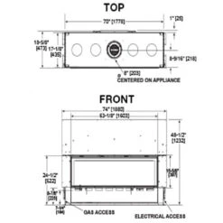 Echelon II 60" Direct Vent Fireplace | Majestic -Fireplace Shop SHERI BHAI 5 31953.1663078224