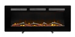 Dimplex Sierra 48" Wall Mount/Built-In Linear Electric Fireplace -Fireplace Shop SIL48 Front Logs Legs 150dpi 97926.1614106600