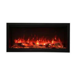 34" Symmetry XT Series Linear Electric Fireplace - Amantii -Fireplace Shop SYM 42XT Mold YO Log web 31450.1576628114