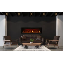 60" Symmetry Series Linear Electric Fireplace - Amantii