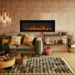 Symmetry Extra Slim Electric Fireplace - Amantii -Fireplace Shop SYM 60XS Sable Y Room 1200 46557.1653920702