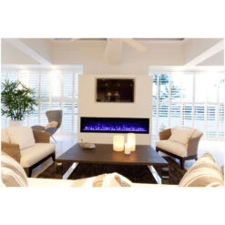 74" Symmetry Series Linear Electric Fireplace - Amantii