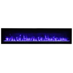 50" Symmetry Series Linear Electric Fireplace - Amantii -Fireplace Shop SYM 74 Mold Blue Glass web 28074.1576711552.1280.1280 51802.1576777915.1280.1280 13165.1576779666