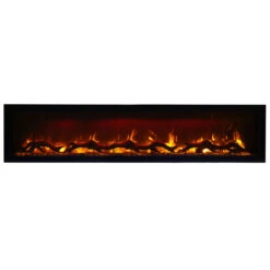 34" Symmetry Series Linear Electric Fireplace - Amantii -Fireplace Shop SYM 74 Mold Y Log web 83365.1576711553