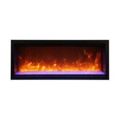 34" Symmetry XT Series Linear Electric Fireplace - Amantii -Fireplace Shop SYM XT No Mold YO Purple Media web 34448.1576628114