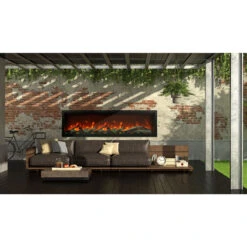 74" Symmetry XT Series Linear Electric Fireplace - Amantii