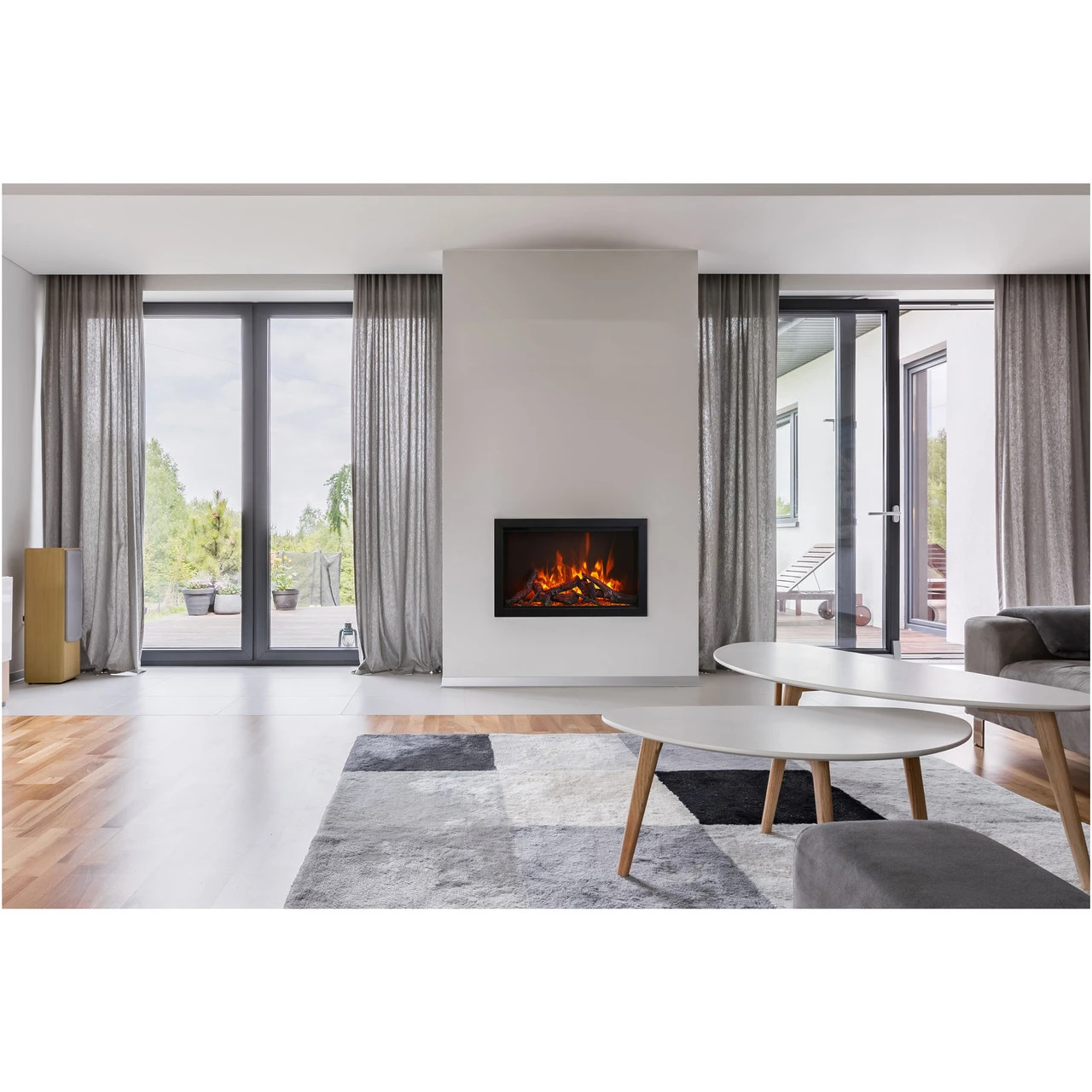 38" Traditional Series Electric Fireplace - Amantii 3 38" Traditional Series Electric Fireplace - Amantii - Image 3